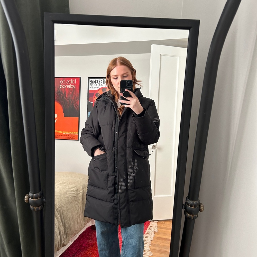 Everlane Long Puffer Coat